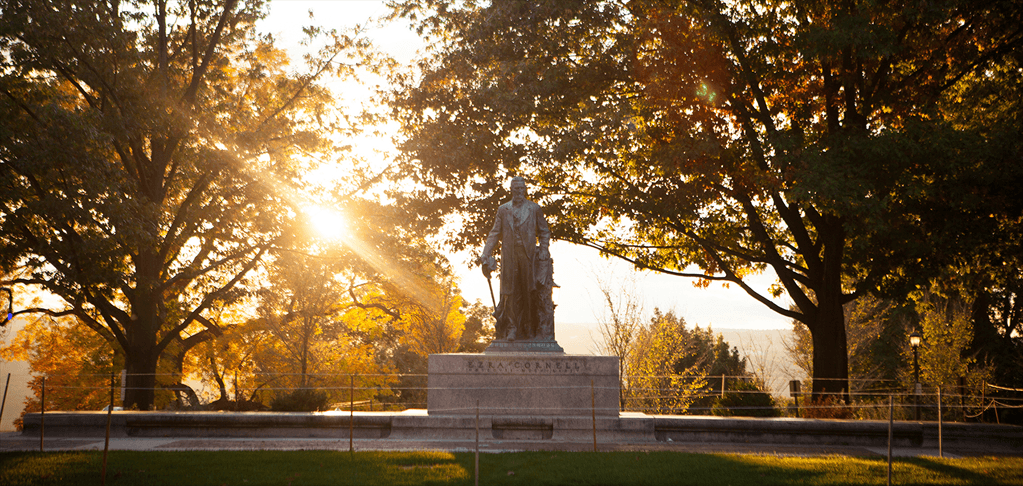 Statue of Ezra Cornell